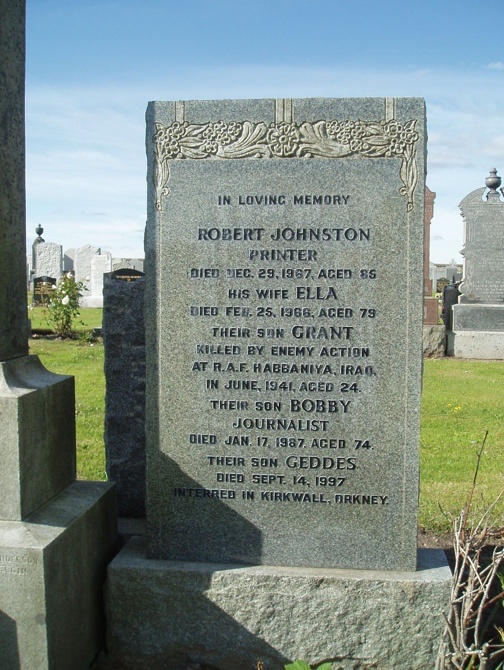 Photograph of Corporal Harry Grant Johnston