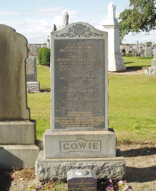 Photograph of Sailor Peter Cowie