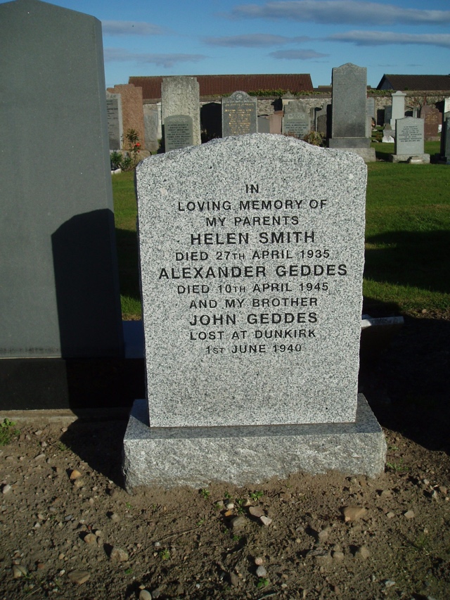 Photograph of Stoker John Geddes