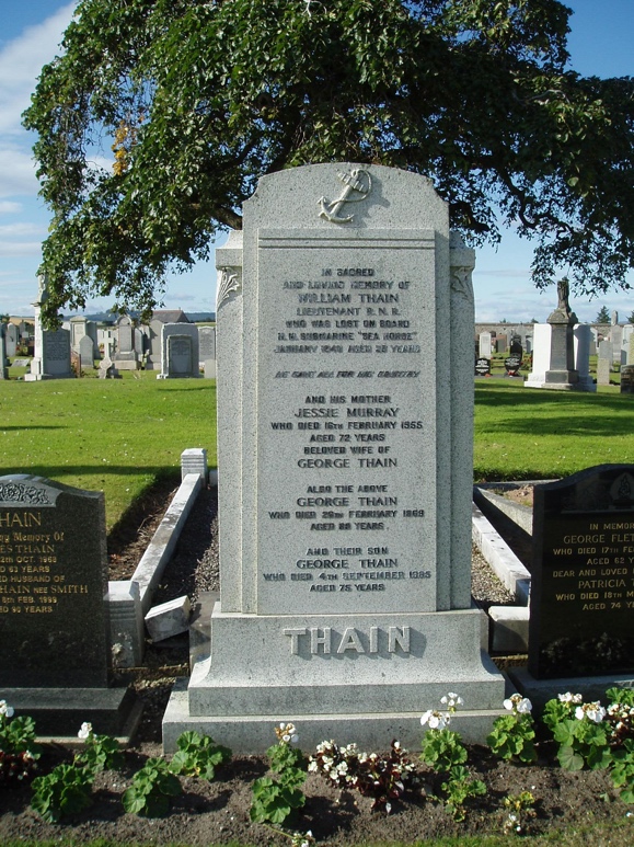Photograph of Lieutenant William Thain