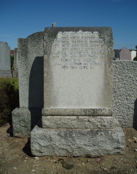 Photograph of Private John Milne