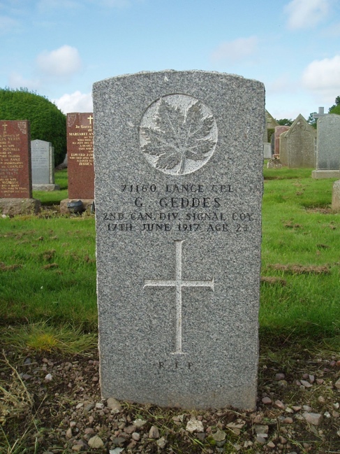Photograph of Lance Corporal George Geddes