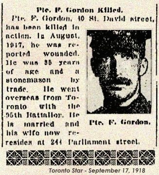 Photograph of Corporal Peter Gordon